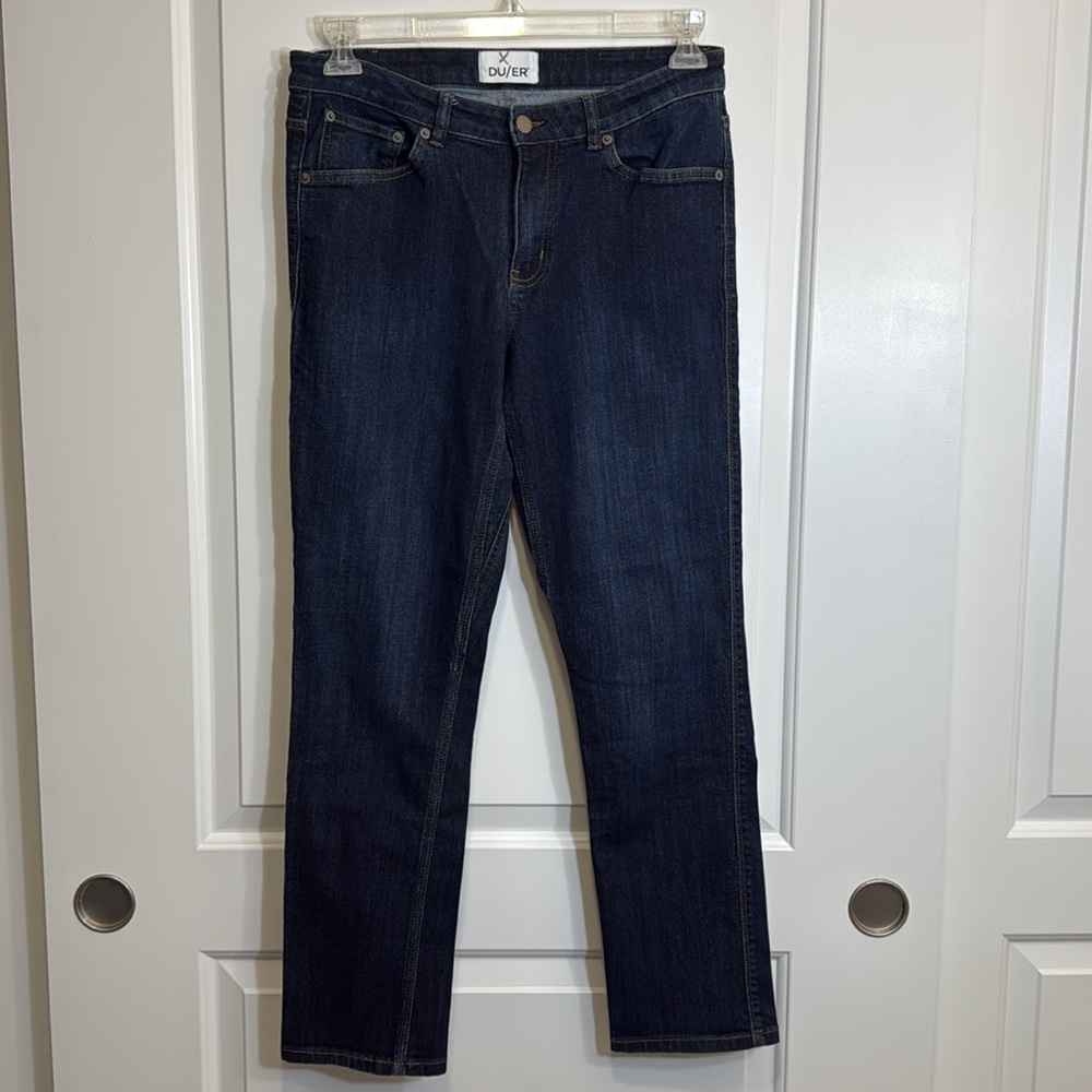 DUER Women's Performance Slim Straight Jeans 29x30